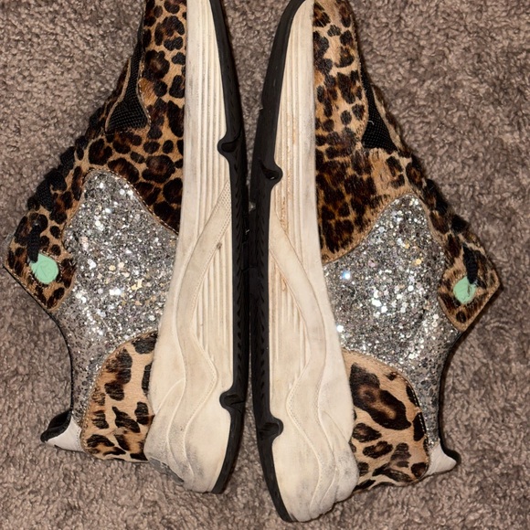 Golden Goose Leopard and Black Sneakers - Picture 8 of 11